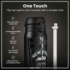 NFL x ION8 Insulated Steel Water Bottle, NFL Jets, 750ml (24oz)
