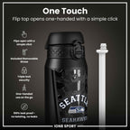NFL x ION8 Insulated Steel Water Bottle, NFL Seahawks, 750ml (24oz)