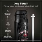 NFL x ION8 Insulated Steel Water Bottle, NFL Buccaneers, 750ml (24oz)