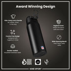 NFL x ION8 Insulated Steel Water Bottle, NFL Titans, 750ml (24oz)