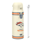 NFL x ION8 Insulated Steel Water Bottle, NFL Broncos, 750ml (24oz)