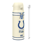 NFL x ION8 Insulated Steel Water Bottle, NFL Colts, 750ml (24oz)