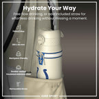 NFL x ION8 Insulated Steel Water Bottle, NFL Colts, 750ml (24oz)