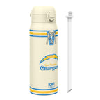NFL x ION8 Insulated Steel Water Bottle, NFL Chargers, 750ml (24oz)