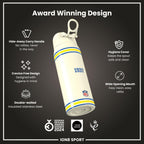 NFL x ION8 Insulated Steel Water Bottle, NFL Rams, 750ml (24oz)
