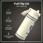 NFL x ION8 Insulated Steel Water Bottle, NFL Raiders, 750ml (24oz)