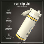NFL x ION8 Insulated Steel Water Bottle, NFL Steelers, 750ml (24oz)