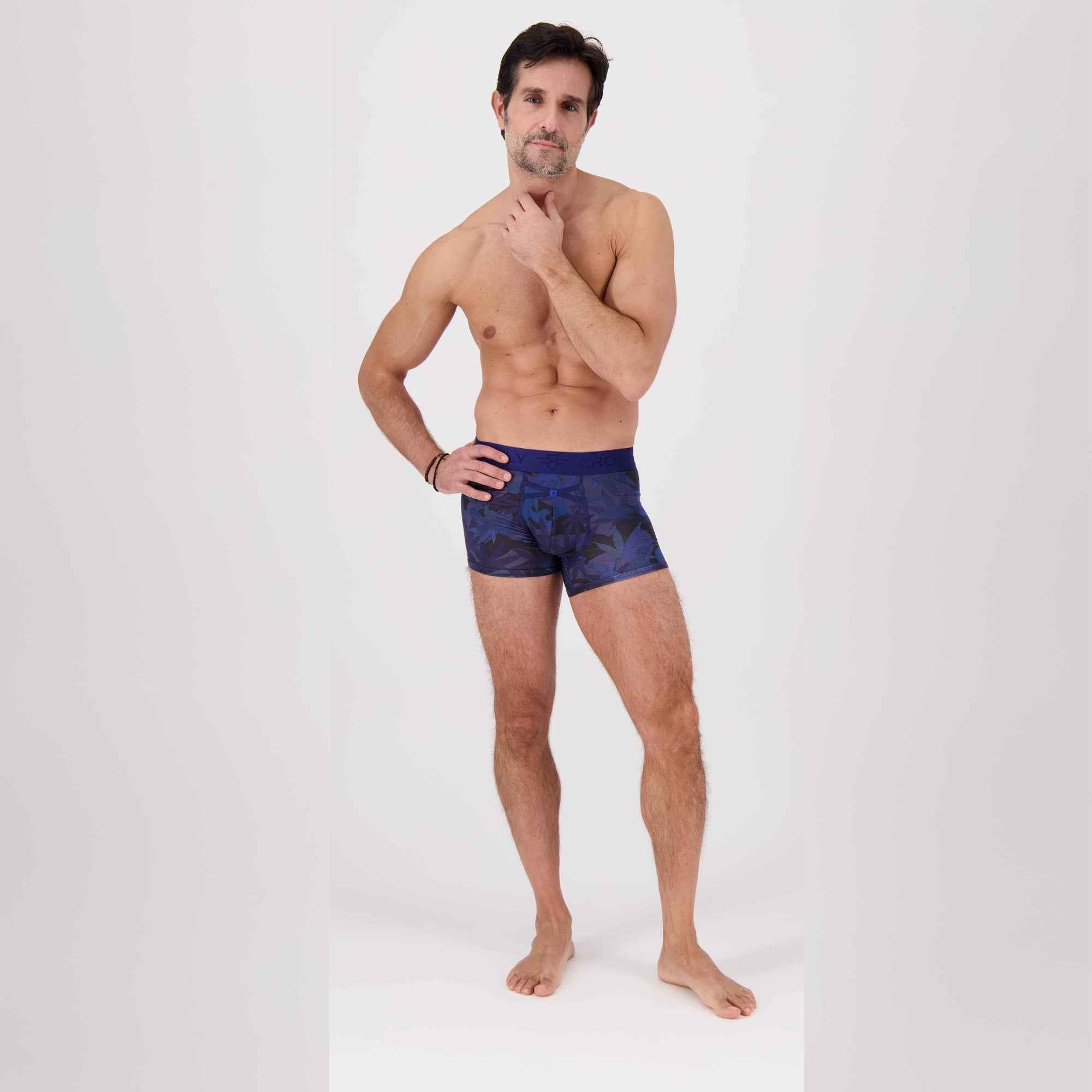 IKON Men's 3" Trunks - Hemp Blue