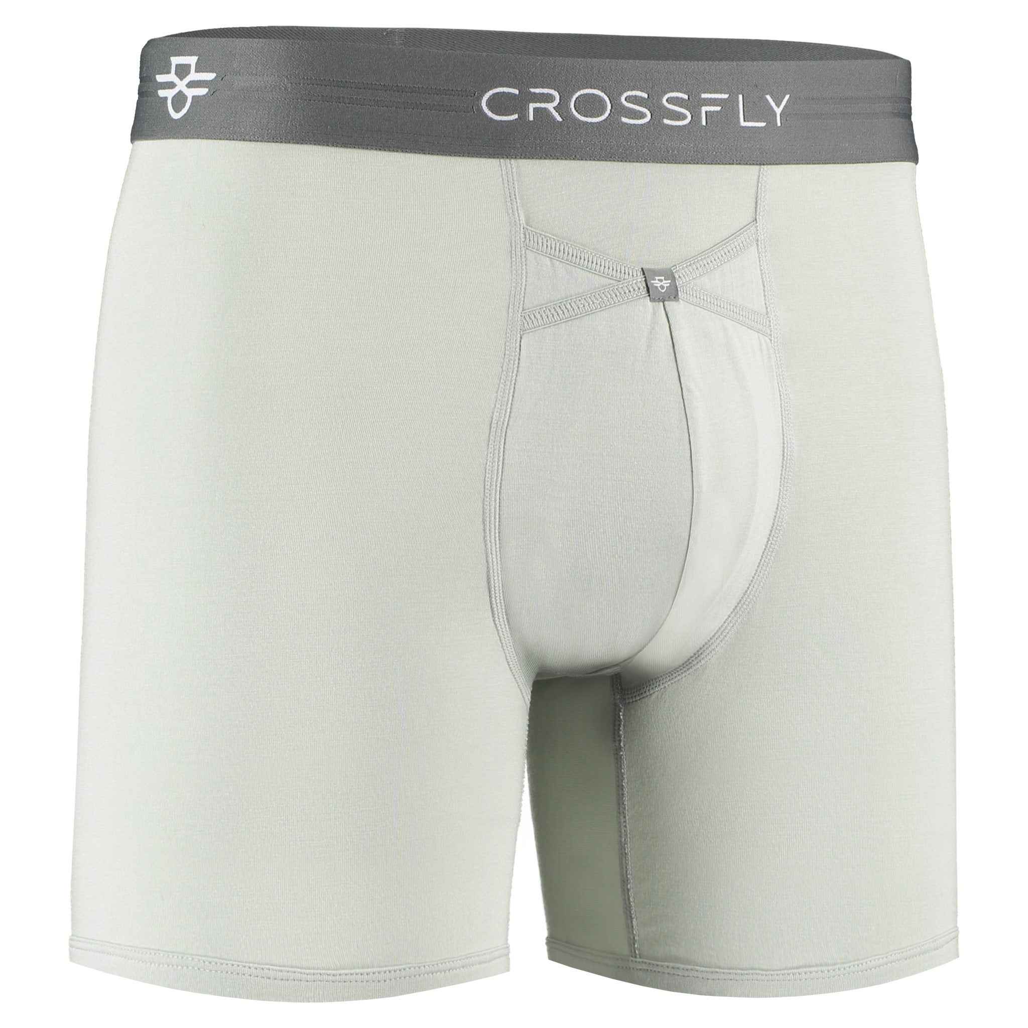 IKON X Men's 6" Boxers - Silver/Charcoal