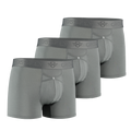 3-pack: IKON Men's 3" Trunks - Charcoal