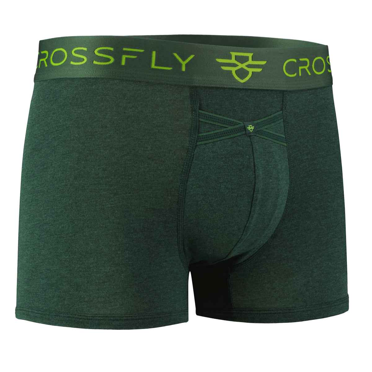 3-pack: IKON Men's 3" Trunks - Green Marle