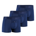 3-pack: IKON Men's 3" Trunks - Navy