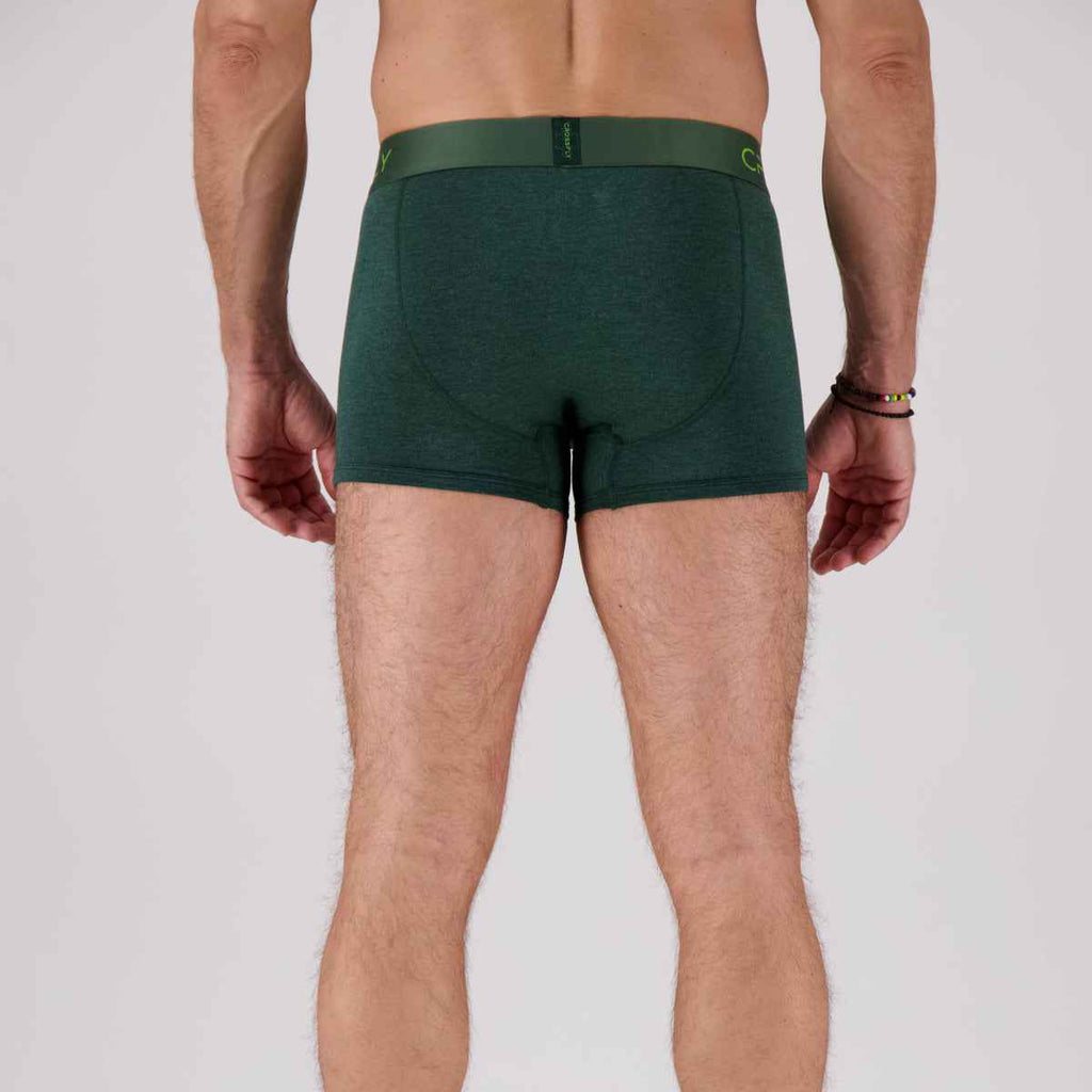 IKON Men's 3" Trunks - Green Marle