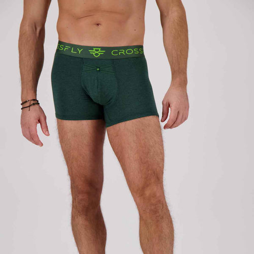 3-pack: IKON Men's 3" Trunks - Green Marle