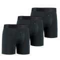 3-Pack: IKON Men's 6" Boxers - Black