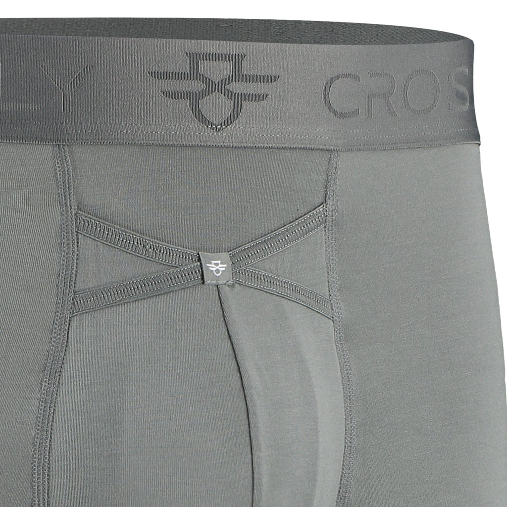 3-pack: IKON Men's 3" Trunks - Charcoal