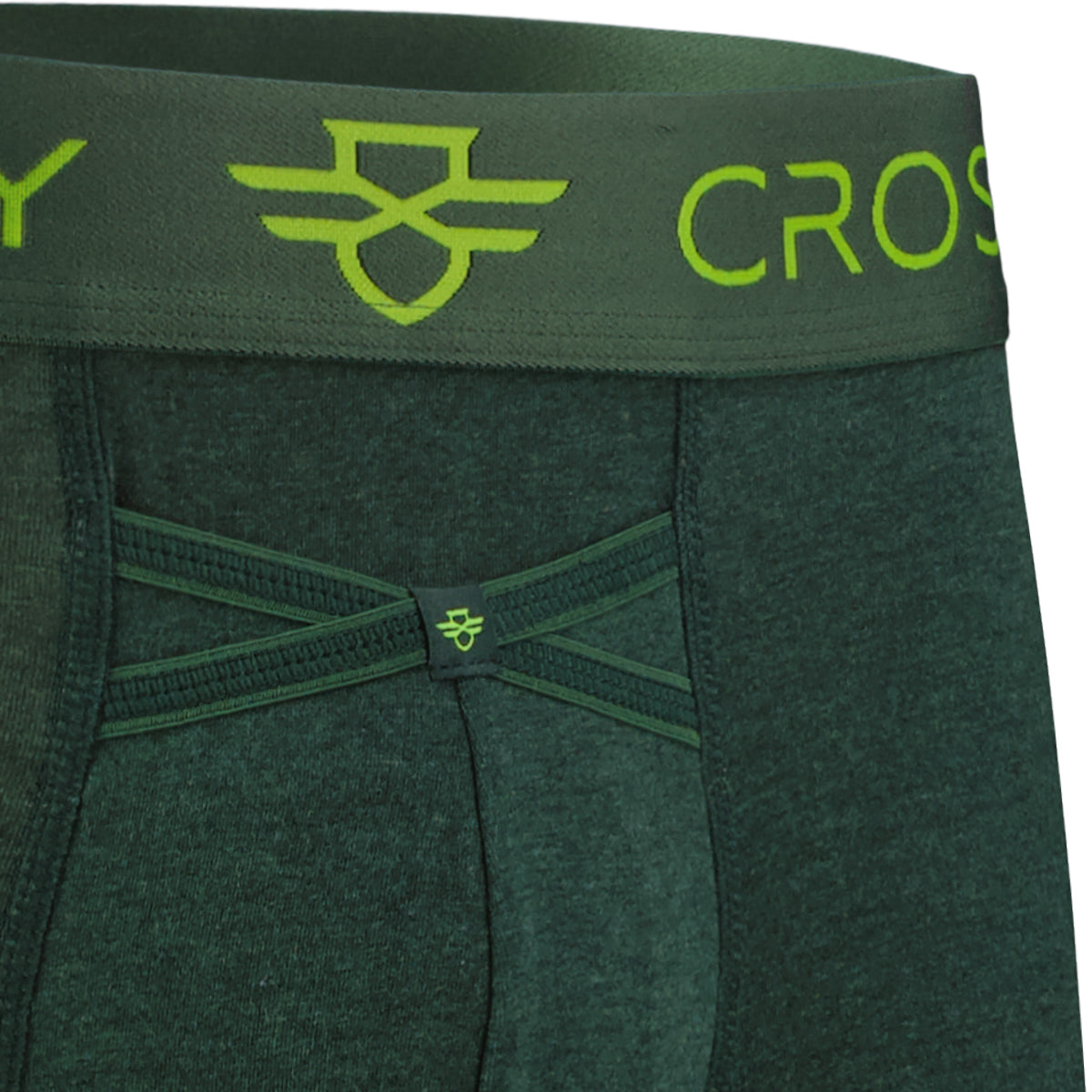 3-pack: IKON Men's 3" Trunks - Green Marle