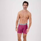 IKON X Men's 6" Boxers - Perfect Plum/Grey