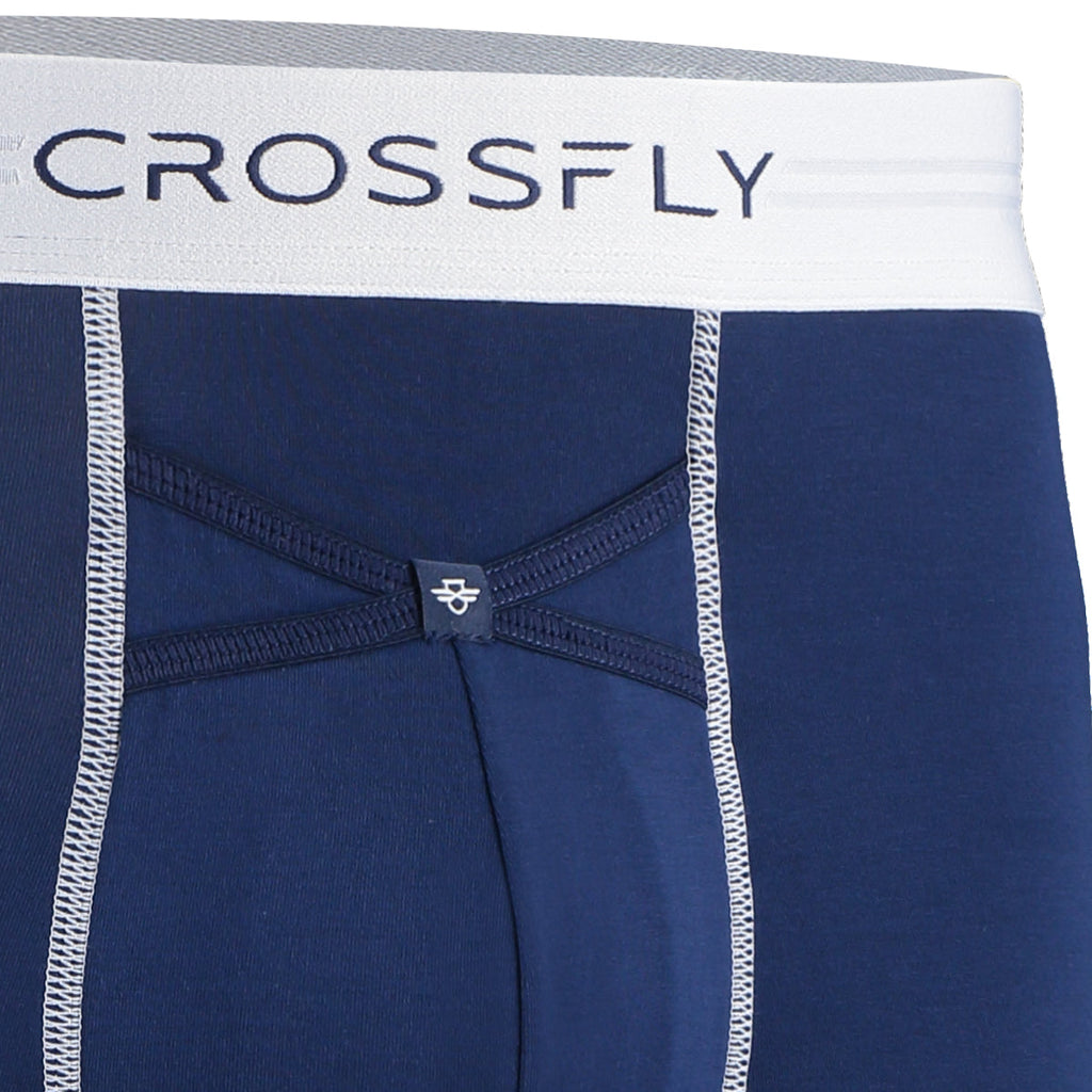 IKON X Men's 6" Boxers - Navy/White