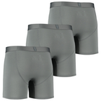 3-Pack: IKON Men's 6" Boxers - Charcoal