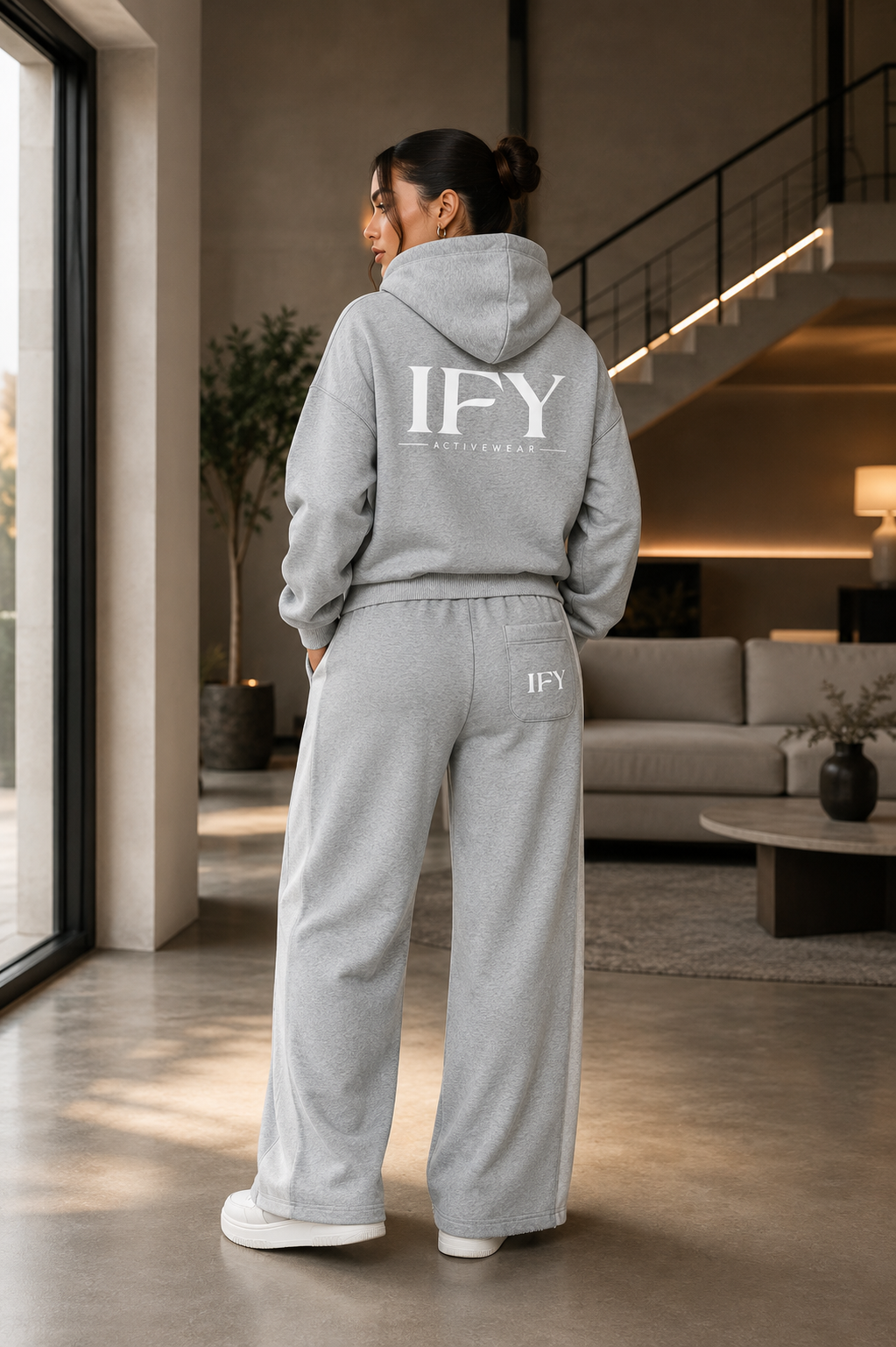 Women's Color Block Raw Hem Sweatpants