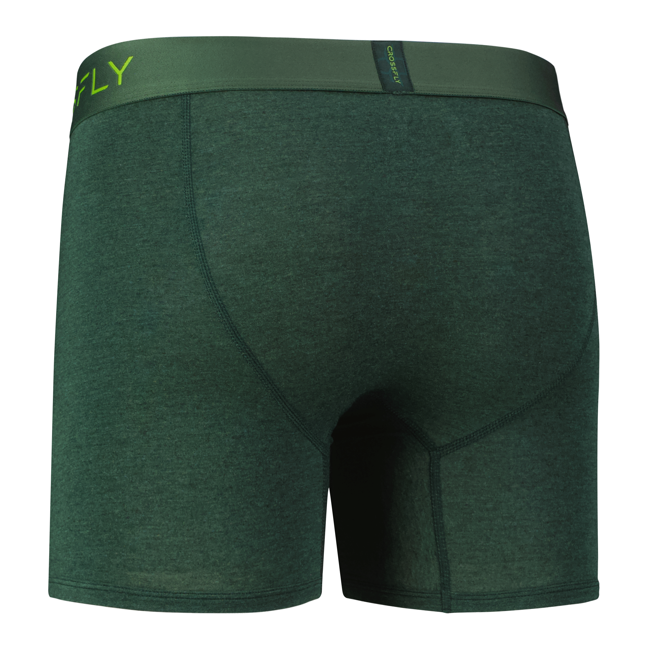 3-Pack: IKON Men's 6" Boxers - Green Marle