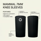 Mammal V3 7mm Straight Cuff Knee Sleeves