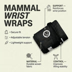 Mammal Lightweight Tie Wrist Wraps