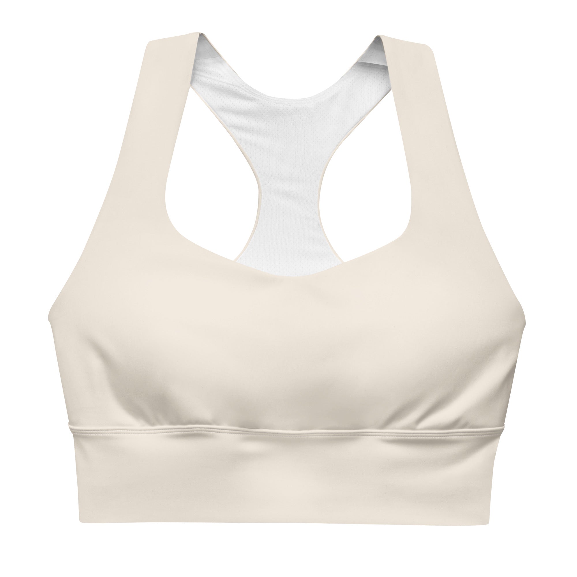PHIA Ivory Longline Sports Bra