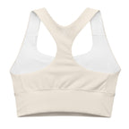 PHIA Ivory Longline Sports Bra