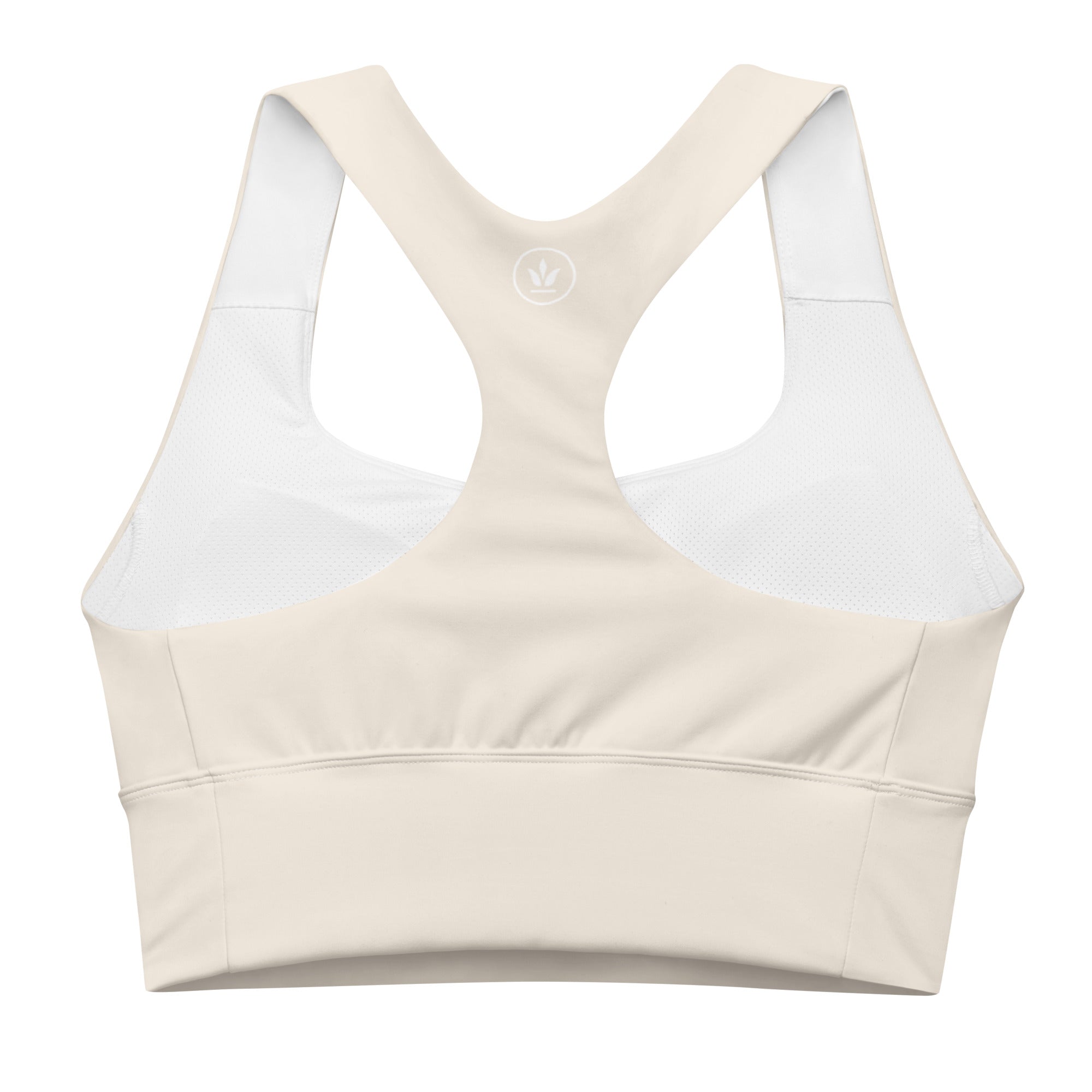 PHIA Ivory Longline Sports Bra