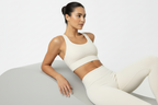 PHIA Ivory Longline Sports Bra