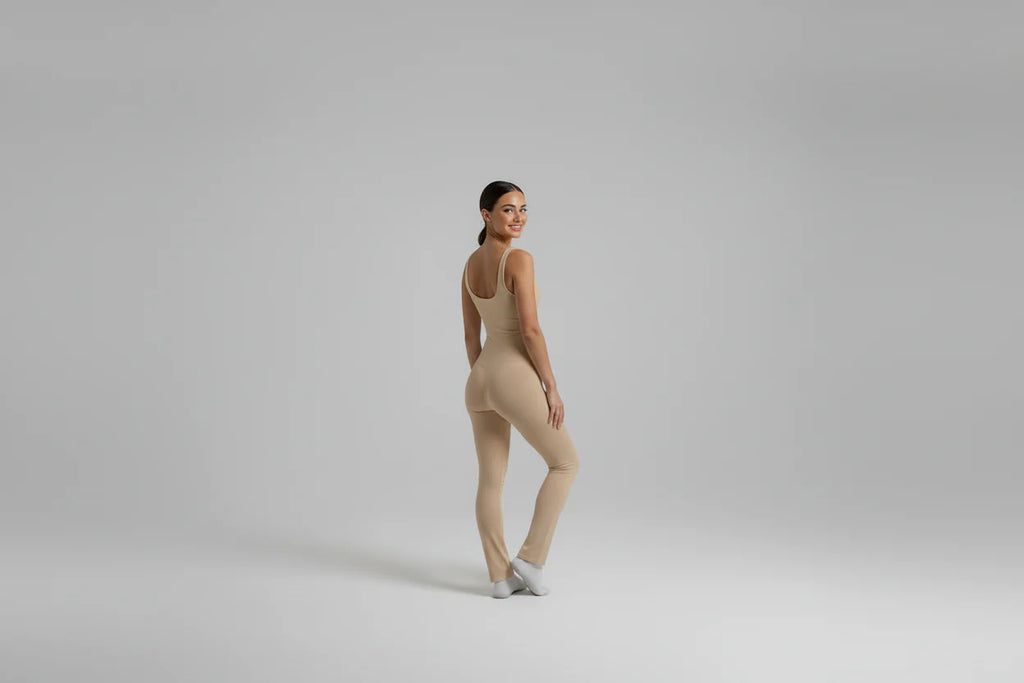 Phia WaveTrim Ribbed Jumpsuit