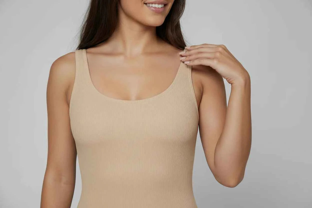 Phia WaveTrim Ribbed Jumpsuit