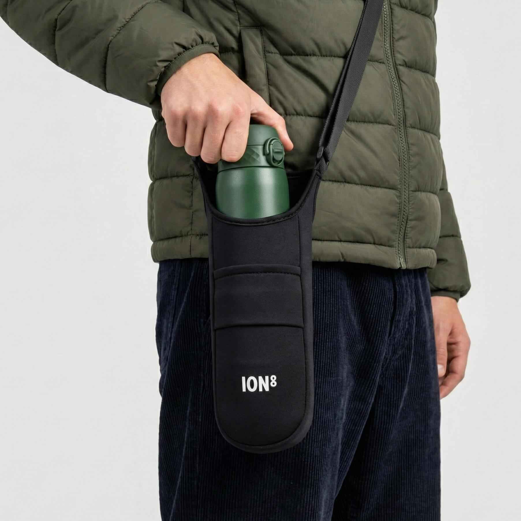 Lightweight, Sling Bottle Bag, Black