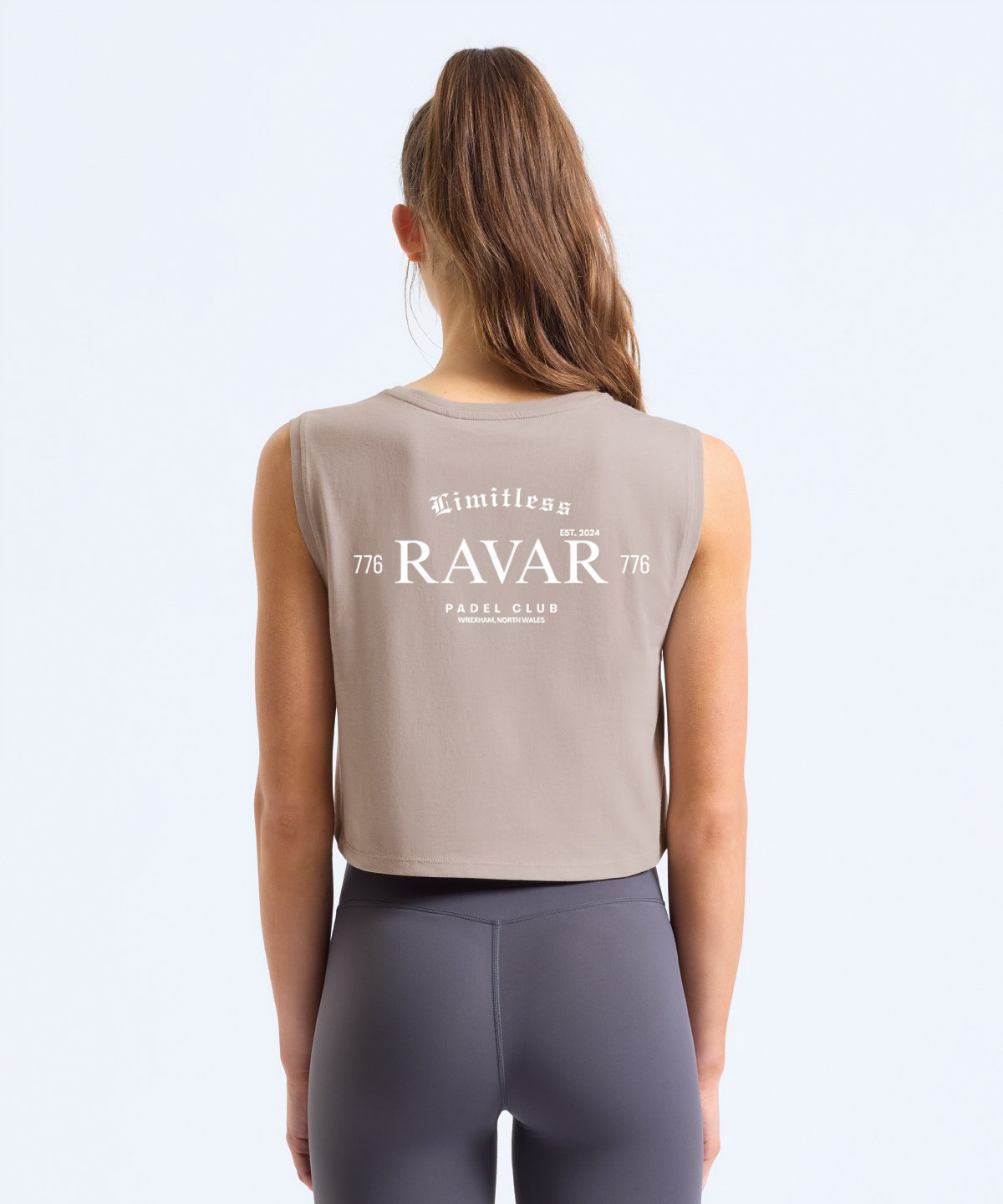 Ravar - Womens Cropped Performance Tank Top
