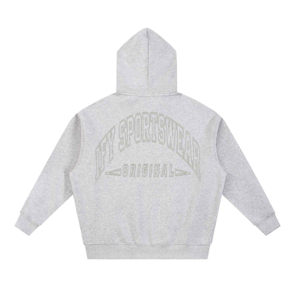 Oversized Boxy-Fit Fleece Hoodie