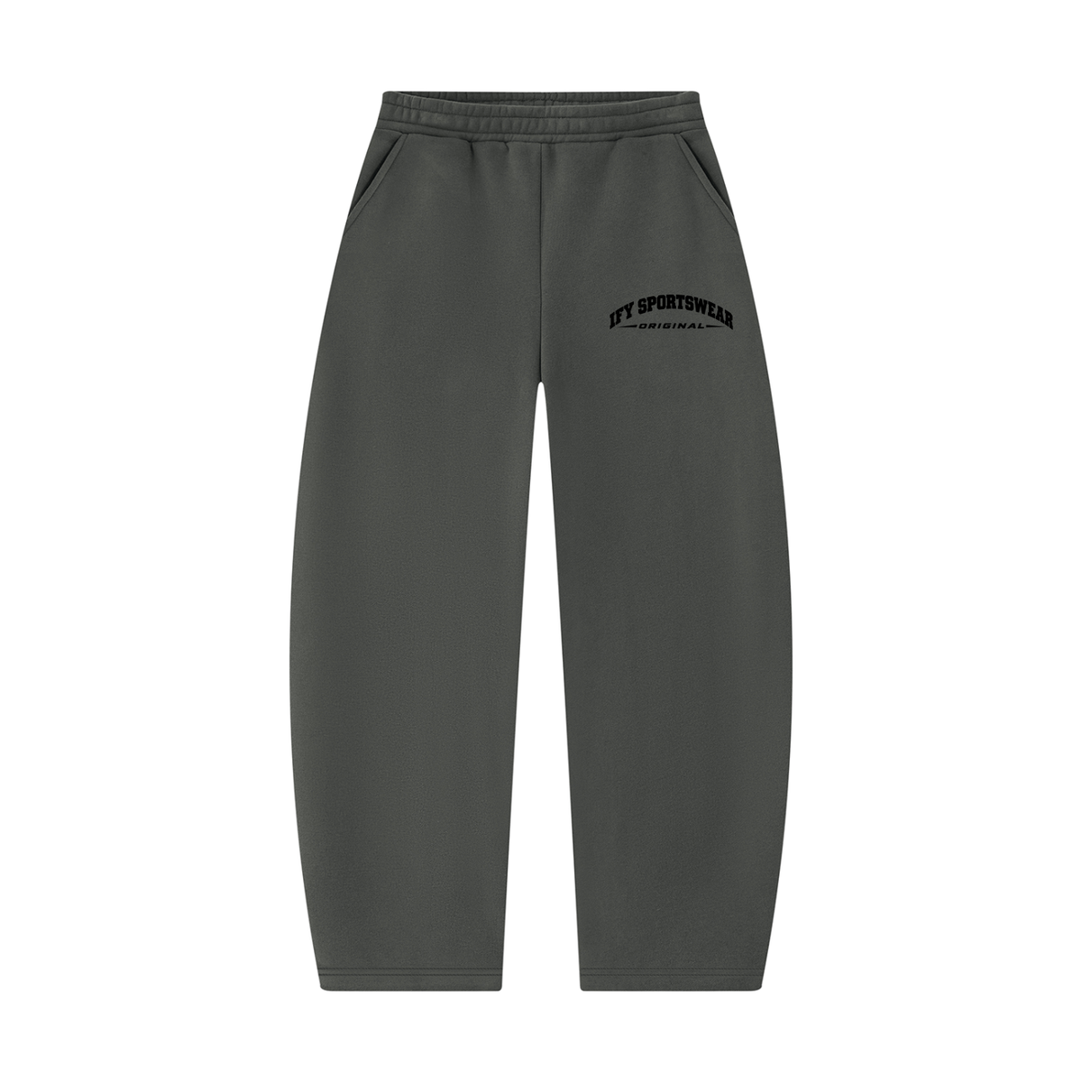 Unisex Barrel-Leg Sweatpants