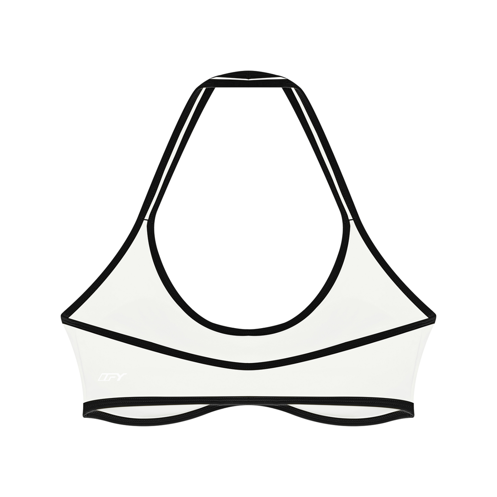 Women's Halter Color Block Yoga Sports Bra
