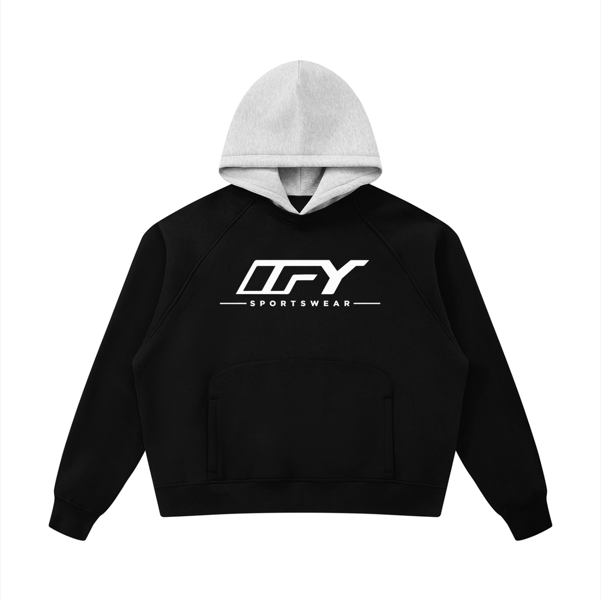 Unisex Fleece Raglan Color Block Hoodie