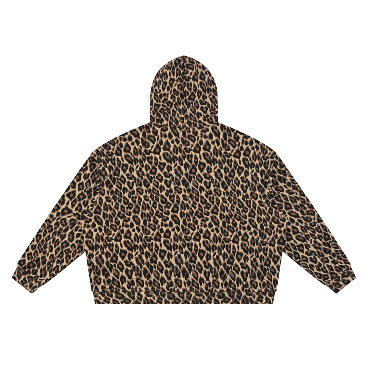Unisex Leopard Full Zip Hoodie