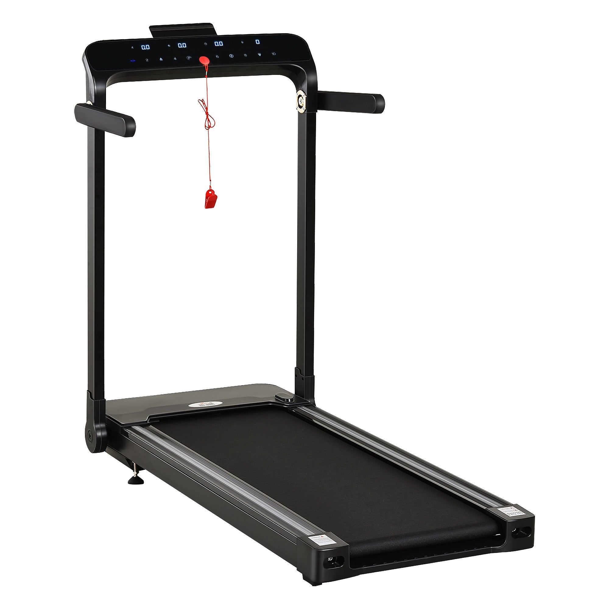 Folding Treadmill, 1.85HP Installation-Free Walking Jogging Running Machine, 12KM/H With 12 Pre-Programs And LED Display For Home Gym Office - IFY Sports