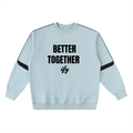 Oversized Crewneck Taped Sweatshirt