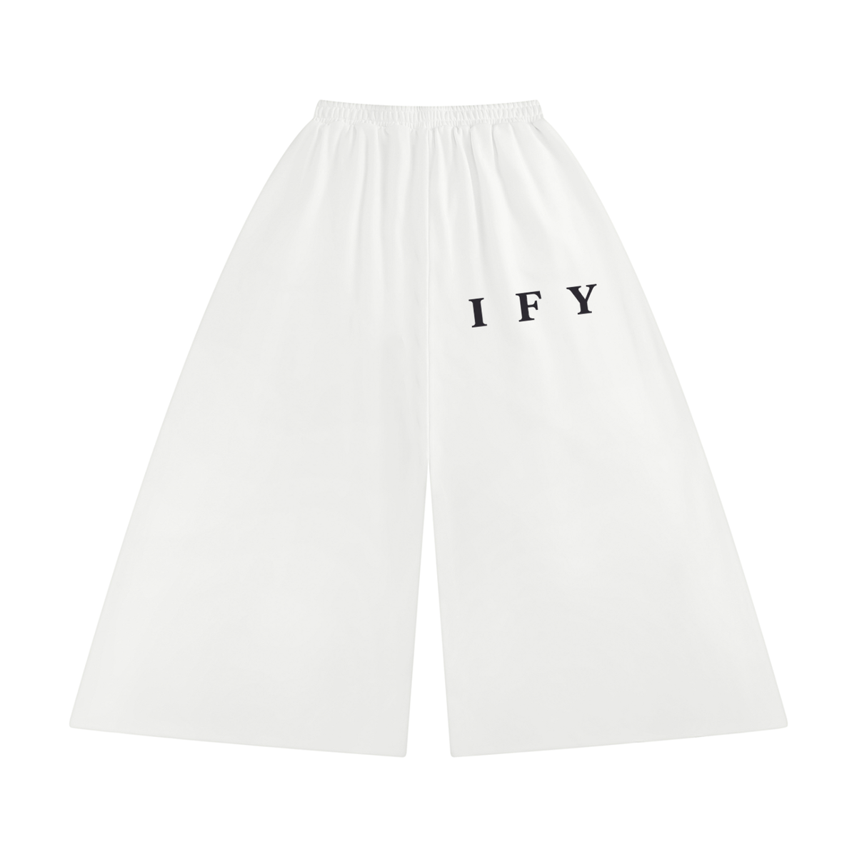 Women’s Raw-Edge Wide-Leg Sweatpants