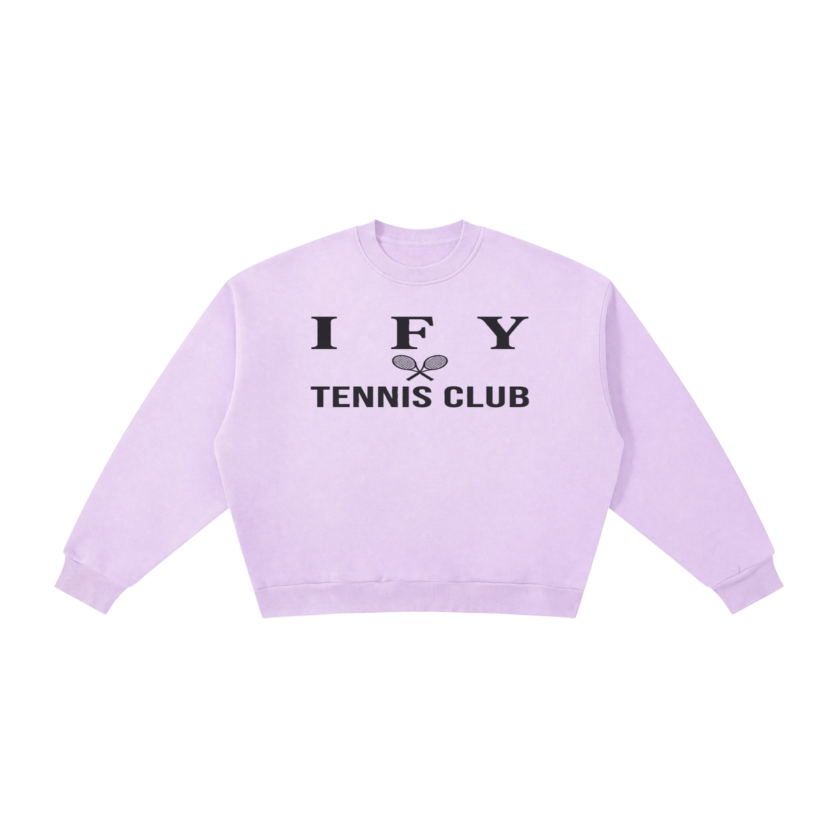 Boxy Fleece Crew-Neck Sweatshirt