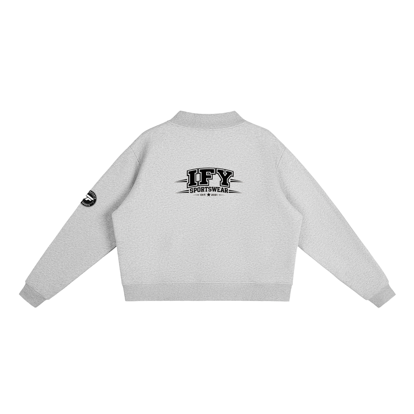 Elevate Your Style with Our Women's Fleece Mock-Neck Sweatshirt