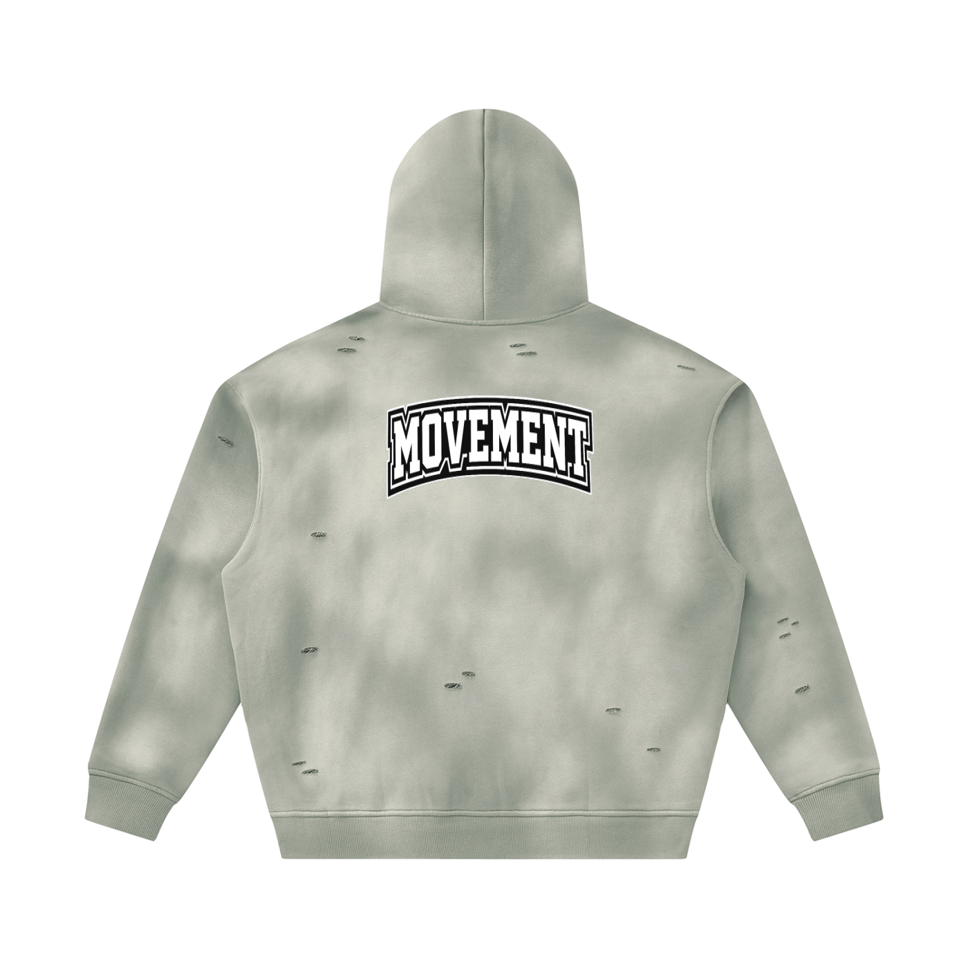 Unisex Frayed Fleece Hoodie for Ultimate Comfort and Style