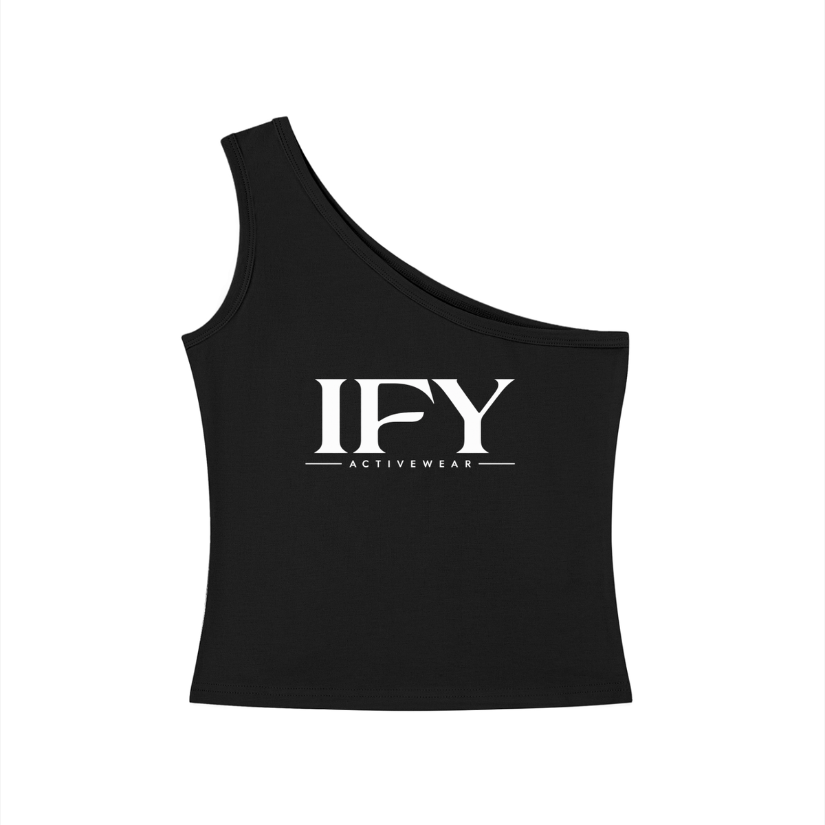 Women's One-Shoulder Crop Tank Top