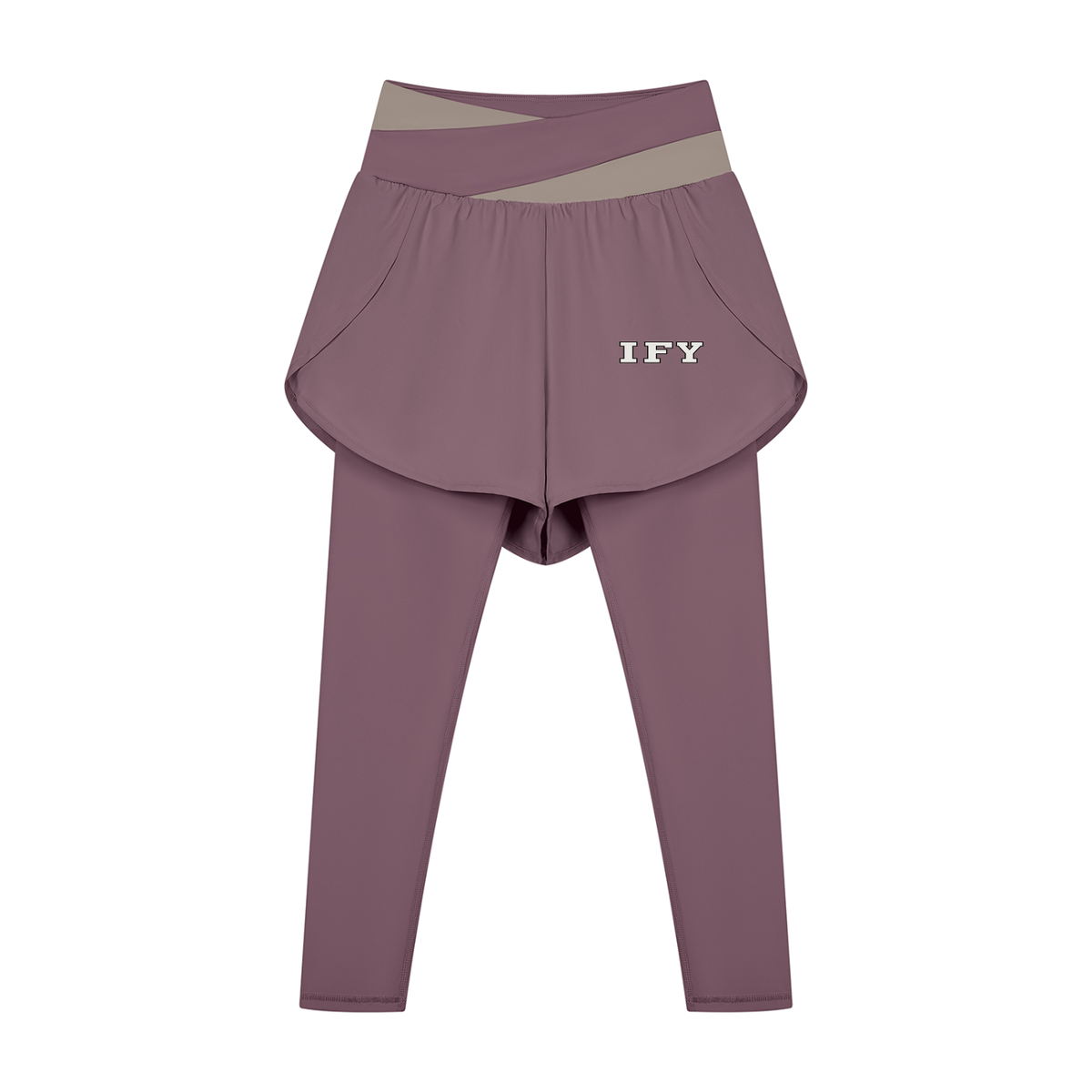 Panelled High-Waisted Yoga Leggings
