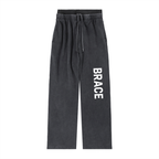 Vintage Washed Waist Pants - Premium Gym Sweatpants | BRACE